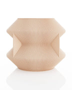 Uoola Sculptural Wave Vase, Ribbed 3D Printed Home Decor