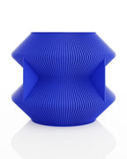 Uoola Sculptural Wave Vase, Ribbed 3D Printed Home Decor