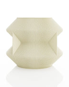 Uoola Sculptural Wave Vase, Ribbed 3D Printed Home Decor