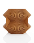 Uoola Sculptural Wave Vase, Ribbed 3D Printed Home Decor