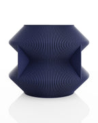 Uoola Sculptural Wave Vase, Ribbed 3D Printed Home Decor
