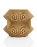 Uoola Sculptural Wave Vase, Ribbed 3D Printed Home Decor