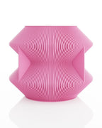 Uoola Sculptural Wave Vase, Ribbed 3D Printed Home Decor