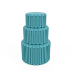 Fluted Travel Box, Resizable 3D Printed Storage Container