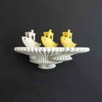 Tinder Fungus Floating Wall Shelf, 3D Printed Nature Decor