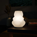 Organic Bloom Table Lamp, 3D Printed Faceted Night Light
