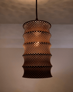 Leo Ripple Lattice Lampshade, 3D Printed Pendant or Table Lamp