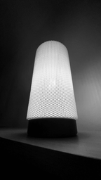 Eva RippleMesh Lamp Shade, 3D Printed Cylinder Light