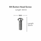 Button Head Socket Screws – Stainless Steel (M3–M8) - OzFDM