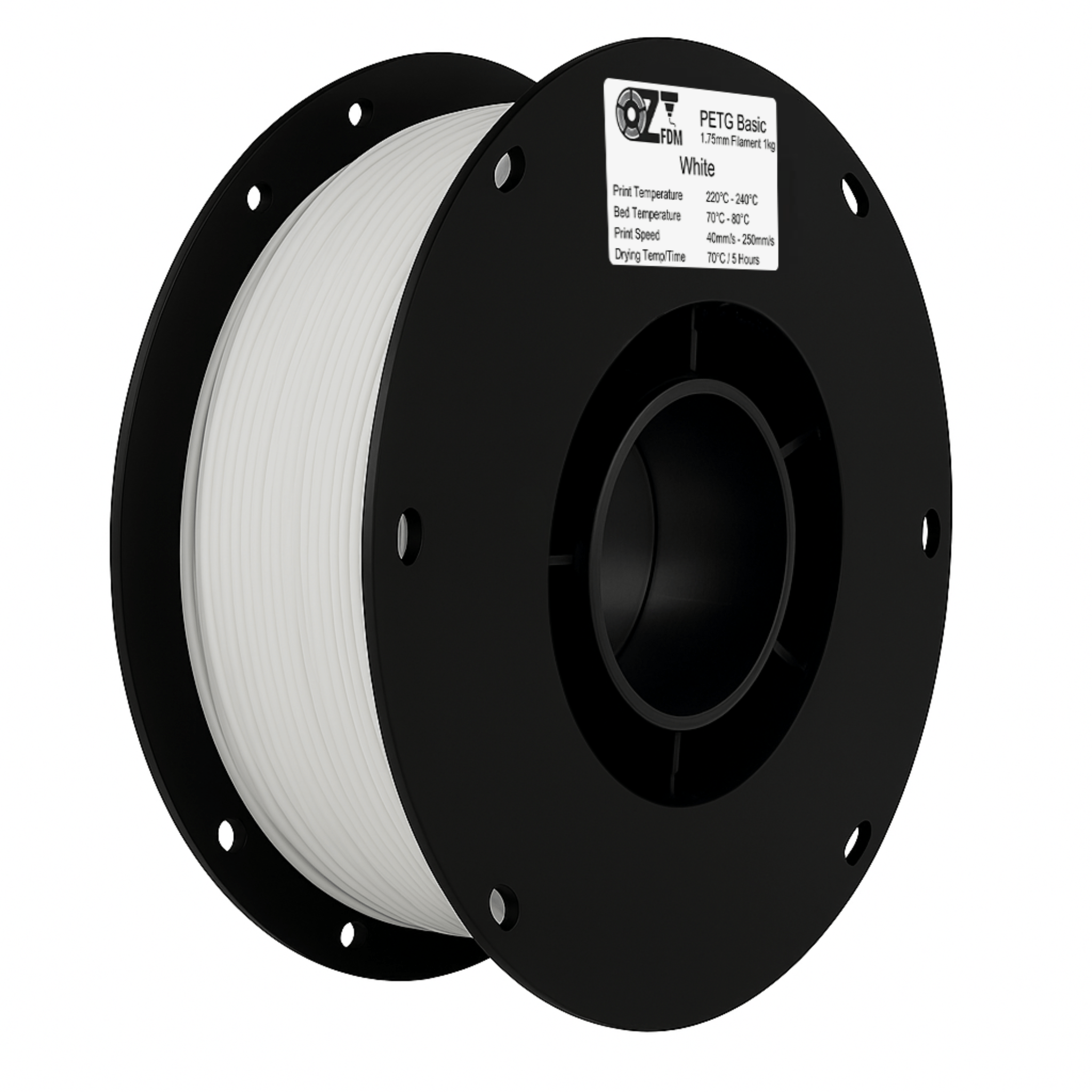 1.75 mm PETG Basic Filament - 1 KG - OzFDM