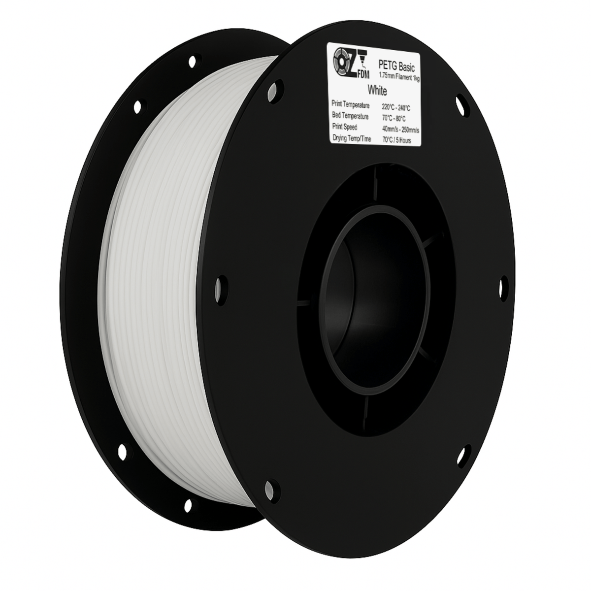 1.75 mm PETG Basic Filament - 1 KG - OzFDM
