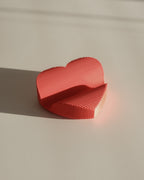 Heart Phone Stand, 3D Printed Valentines Desk Accessory