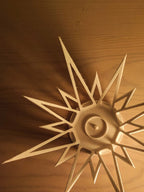 Starburst Spike Candle Holder, 3D Printed Christmas Decor