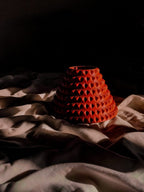 Fumarola Faceted Vase, 3D Printed Volcanic Texture Decor