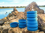 Botella Ribbed Bottle Vase, 3D Printed Wavy Flower Vase