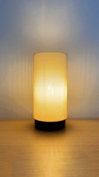 Eva RippleMesh Lamp Shade, 3D Printed Cylinder Light