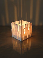 Citycube Skyline Candle Holder, 3D Printed Cityscape Lantern