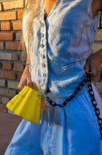 Chained Pumpkin Bag, 3D Printed Halloween Candy Purse