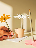 Flower Pot Pen Holder, 3D Printed Terracotta Style Desk Organiser