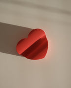 Heart Phone Stand, 3D Printed Valentines Desk Accessory