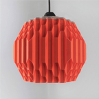 Hexagon Honeycomb Pendant Lamp, 3D Printed Faceted Light Shade