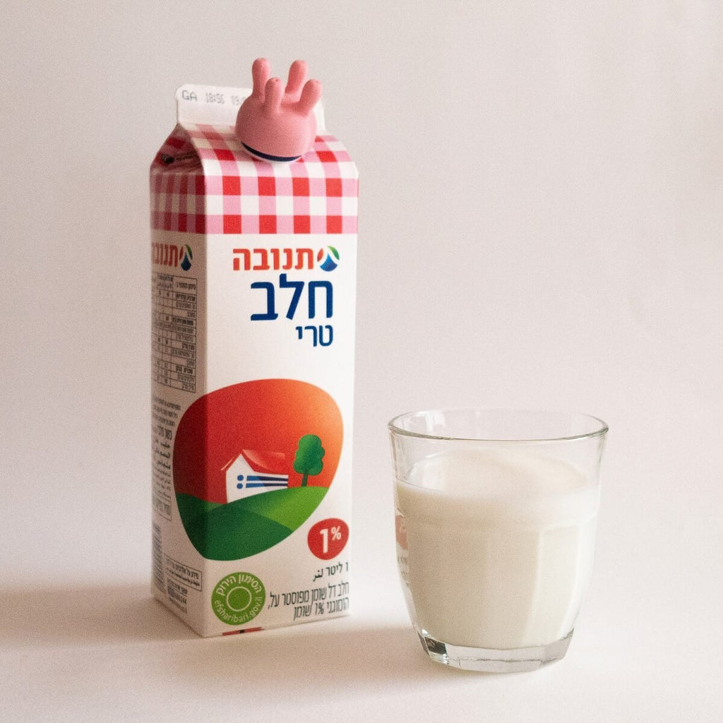 Udder Milk Carton Cap, Funny 3D Printed Kitchen Novelty