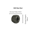 Stainless Steel Self - Locking Nyloc Nuts Metric M2 - M6 - OzFDM