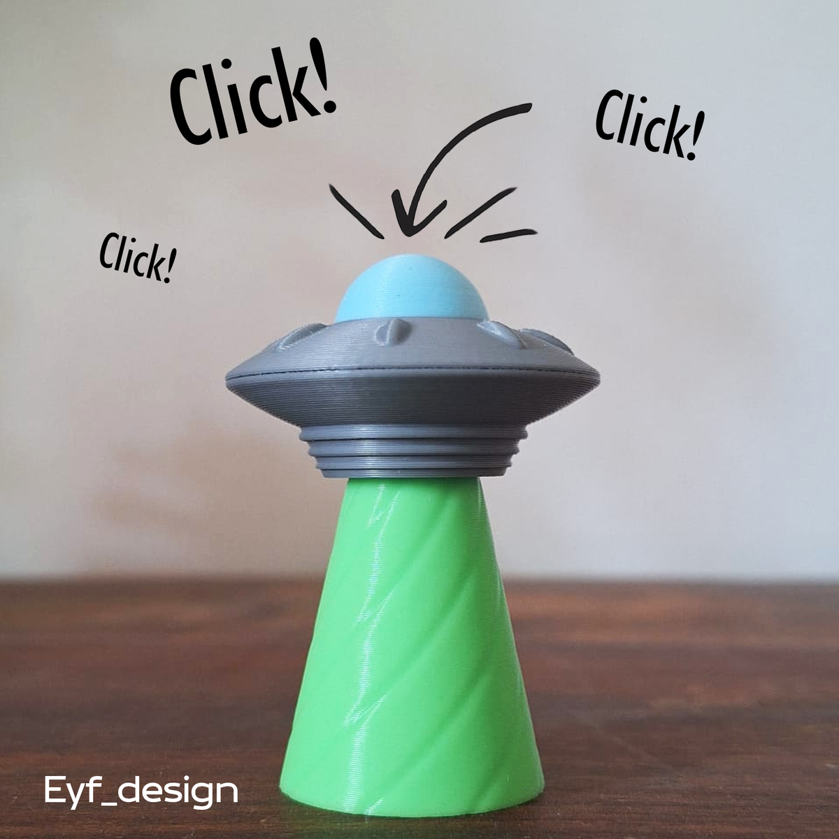 Ufo Clicker Fidet Toy