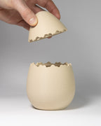 Cracked Eggshell Trinket Box, 3D Printed Two Piece Easter Egg