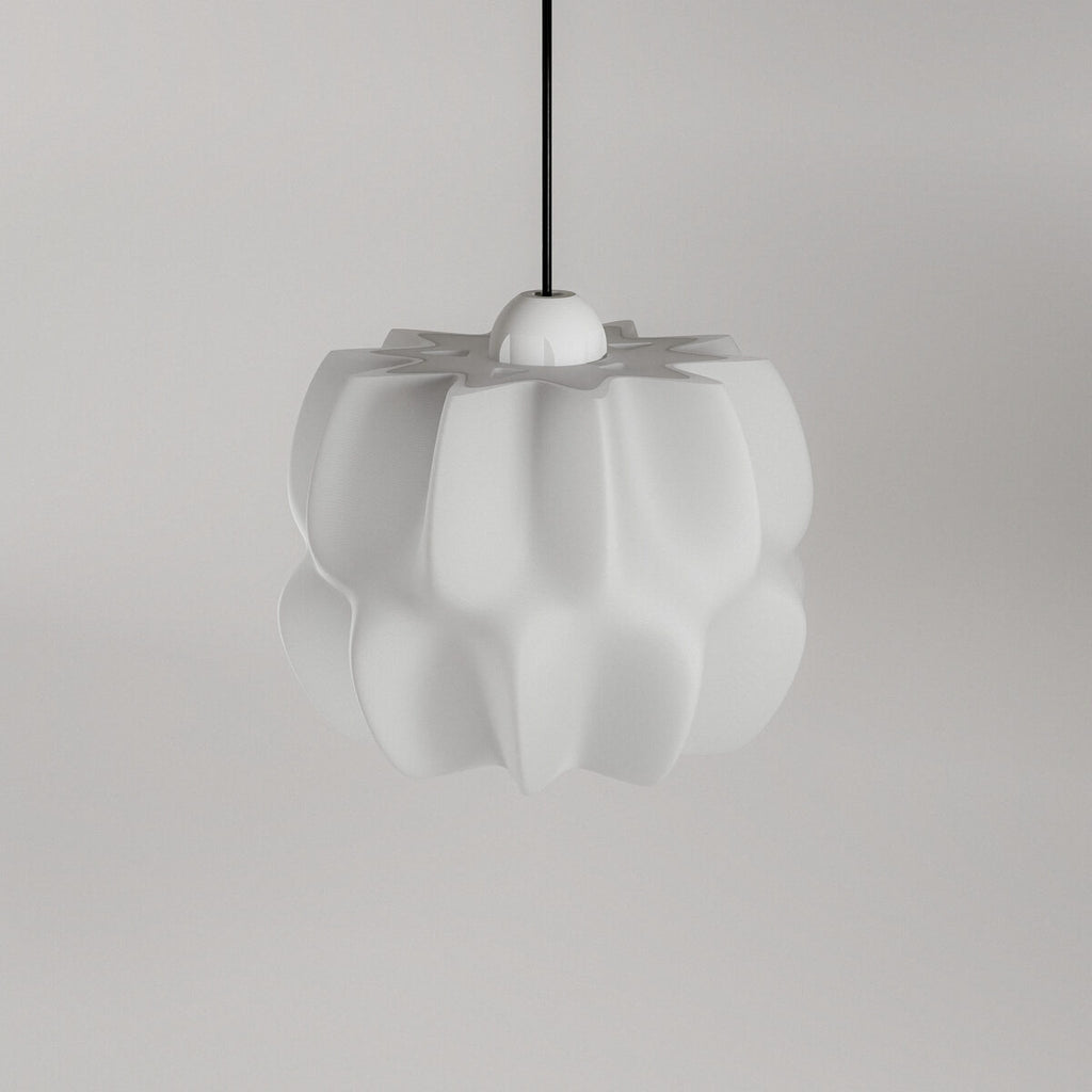 Nox Cloud Pendant Lampshade, 3D Printed Sculptural Light Cover