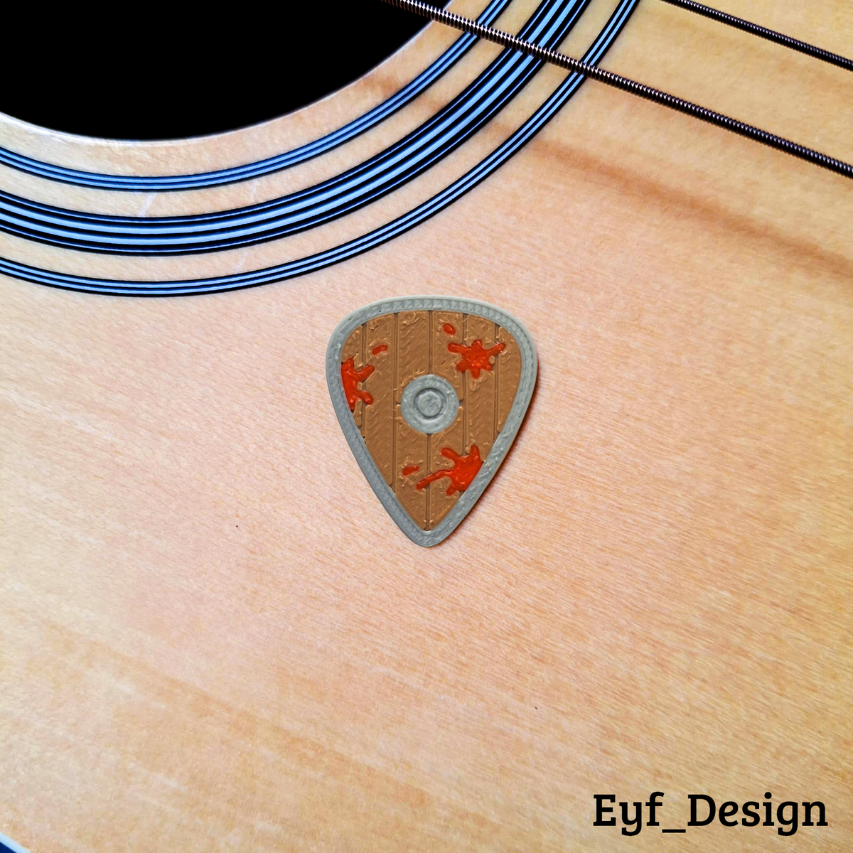 Guitar Pick - Viking Shield