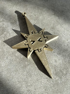 Flexi Christmas Star Ornament Keychain, 3D Printed Fidget Gift