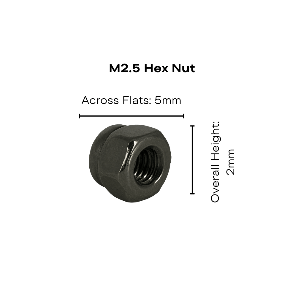 Stainless Steel Self - Locking Nyloc Nuts Metric M2 - M6 - OzFDM