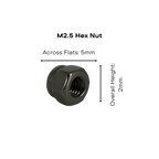 Stainless Steel Self - Locking Nyloc Nuts Metric M2 - M6 - OzFDM
