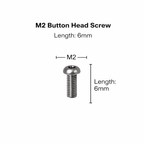 Button Head Socket Screws – Stainless Steel (M3–M8) - OzFDM