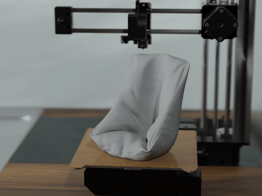 Cushioned Glass Bud Vase, 3D Printed Pillow Stand