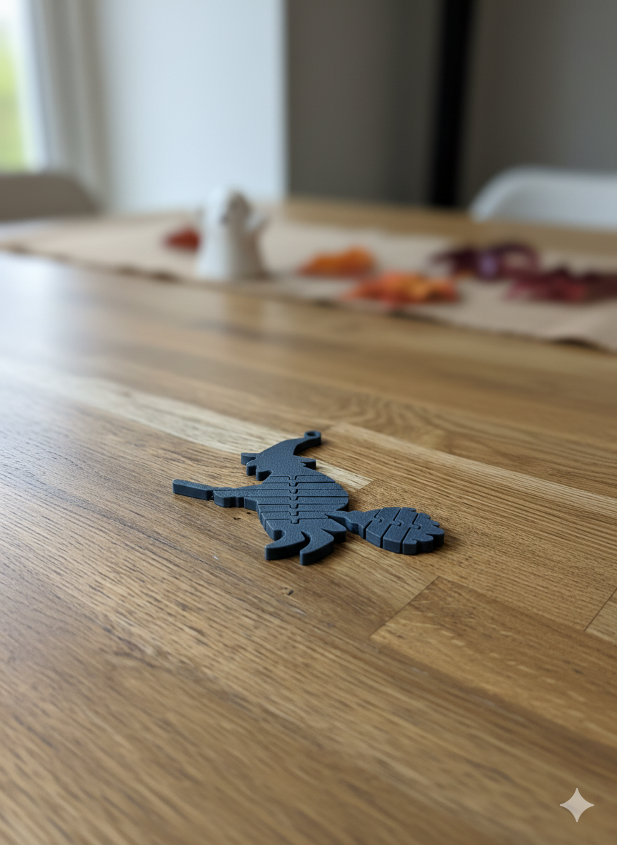 Booflex Iv – Flexi Witch On A Broom Keychain