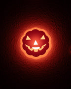 Jack-O-Lantern Wall Lamp, 3D Printed Halloween Night Light