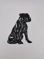Cane Corso Line Art Wall Panel, 3D Printed Dog Decor