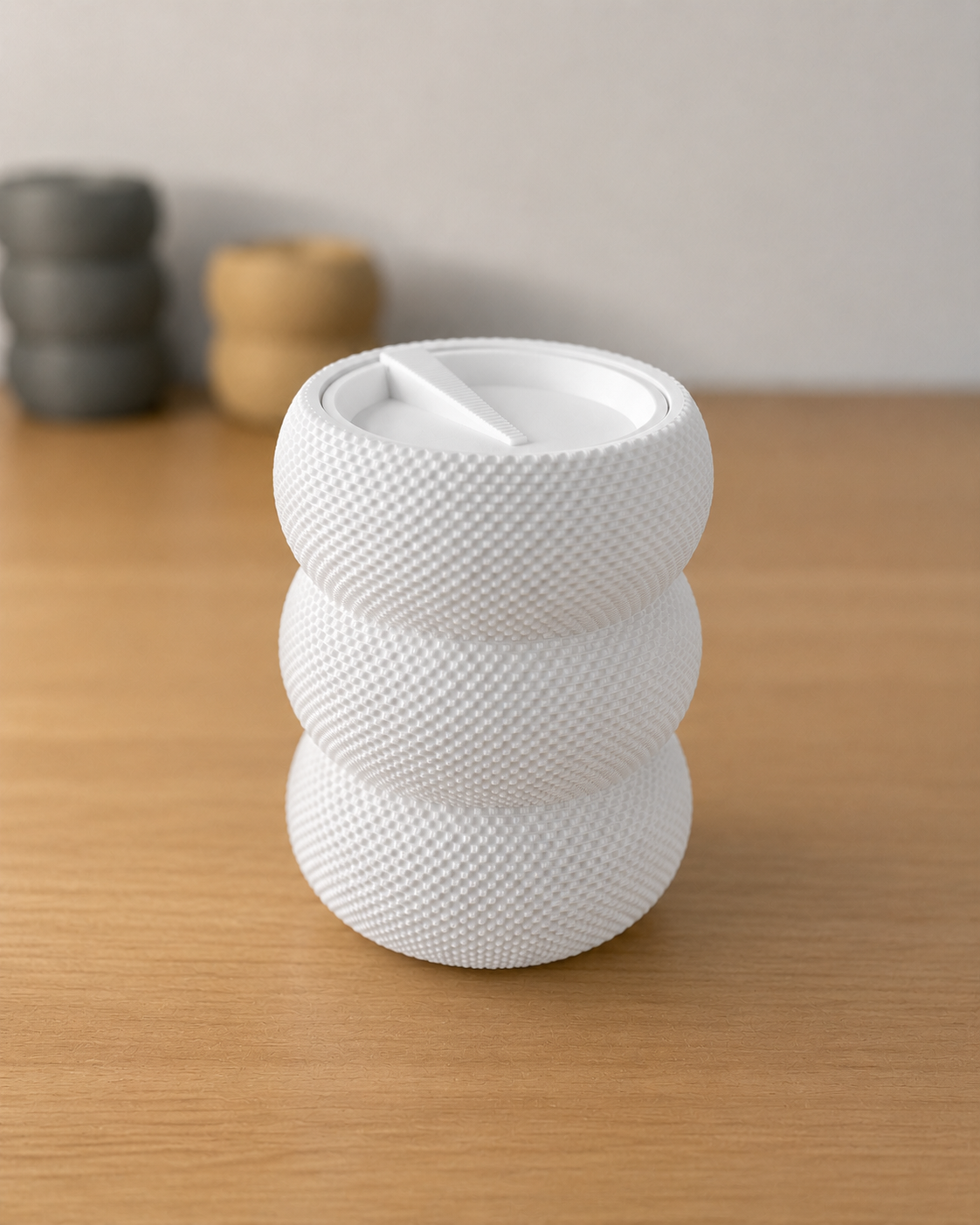 Poddy RippleMesh Storage Container with Screw-On Lid