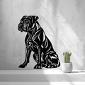 Cane Corso Line Art Wall Panel, 3D Printed Dog Decor