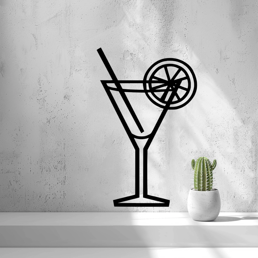 2D Cocktail Wall Art