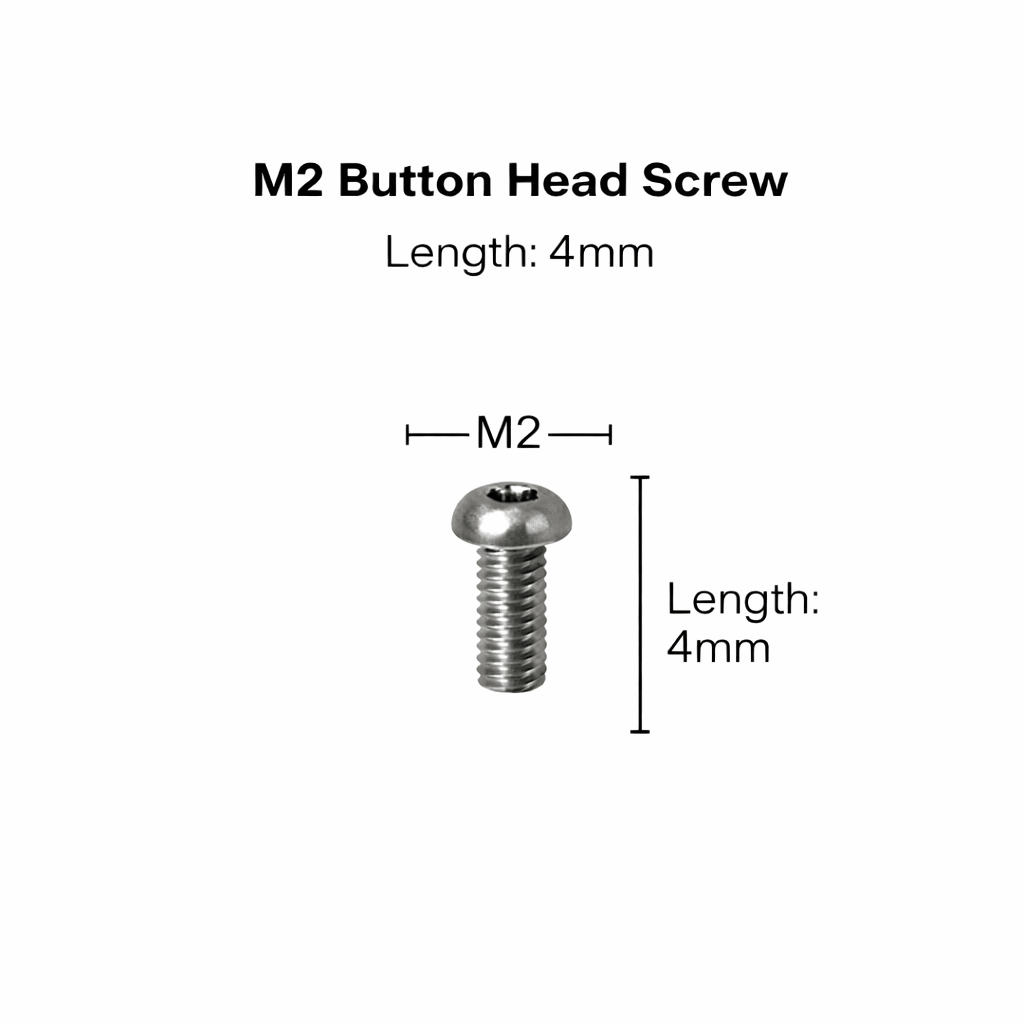 Button Head Socket Screws – Stainless Steel (M3–M8) - OzFDM