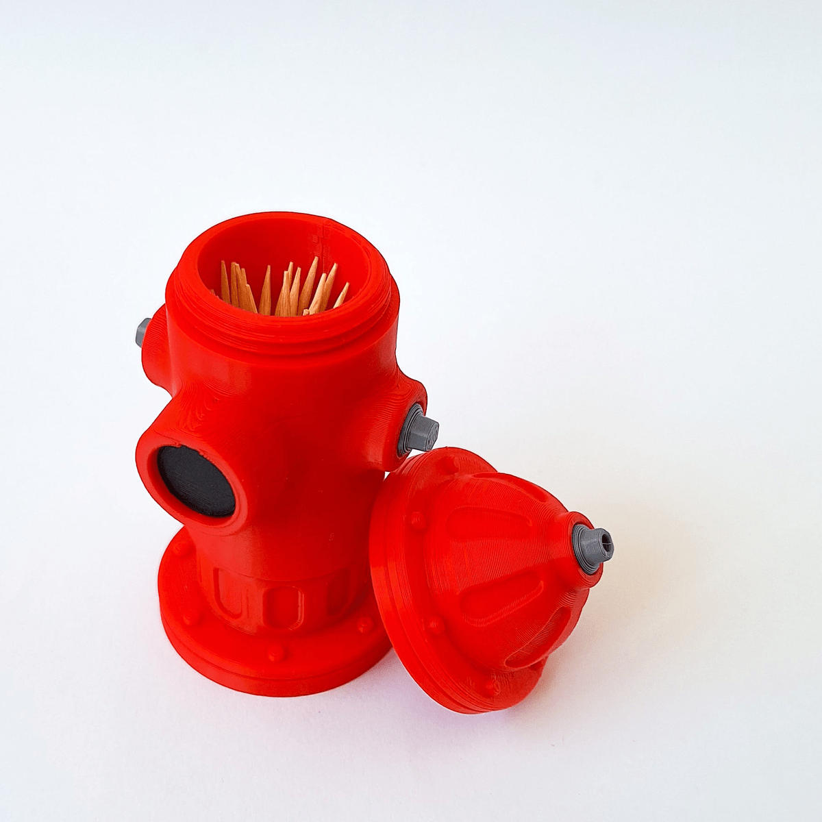 Fire Hydrant Toothpick Dispenser, Novelty 3D Printed Table Piece