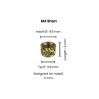 Threaded Inserts (Knurled Brass Threaded Heat Insert) - OzFDM