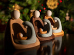 Minimalist Nativity Scene Sculpture, 3D Printed Christmas Decor