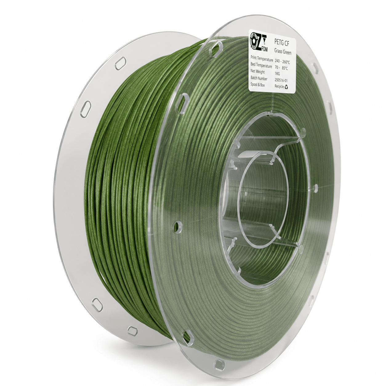 1.75 mm PETG-CF Filament - 1 KG - OzFDM