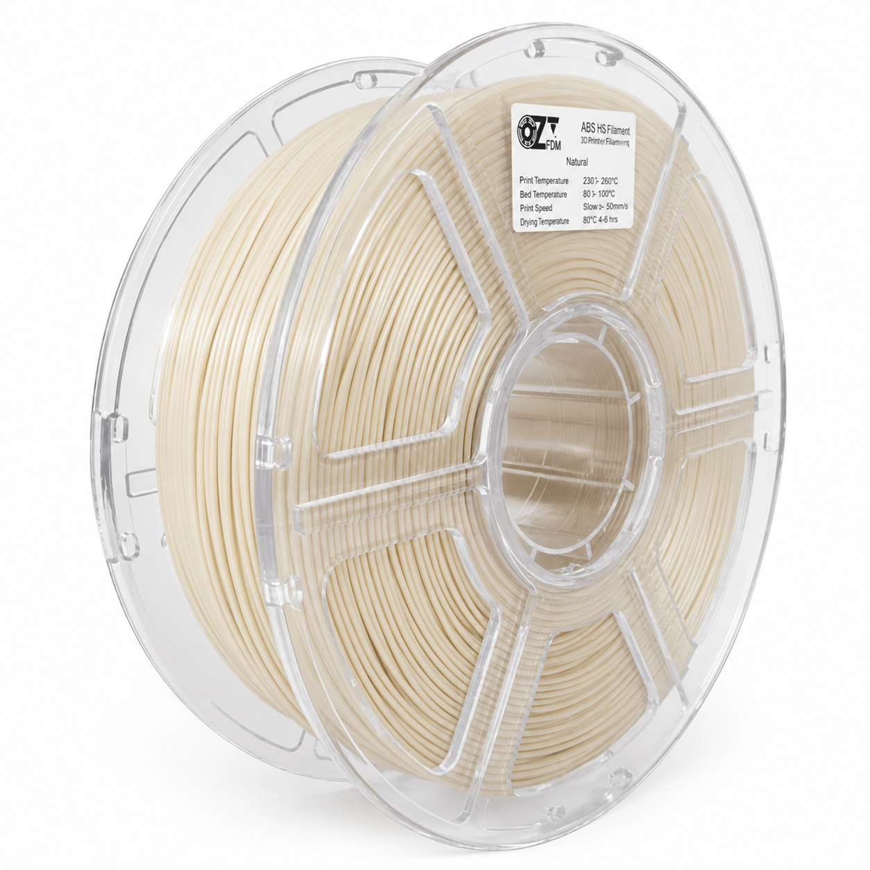 1.75 mm ABS-HS (HighSpeed) Filament - 1 KG - OzFDM