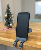 Gingerbread Man Phone Stand, 3D Printed Dangling Leg Desk Stand