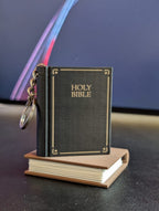 Pocket Tome Mini Book Keychain with NFC Tag Slot